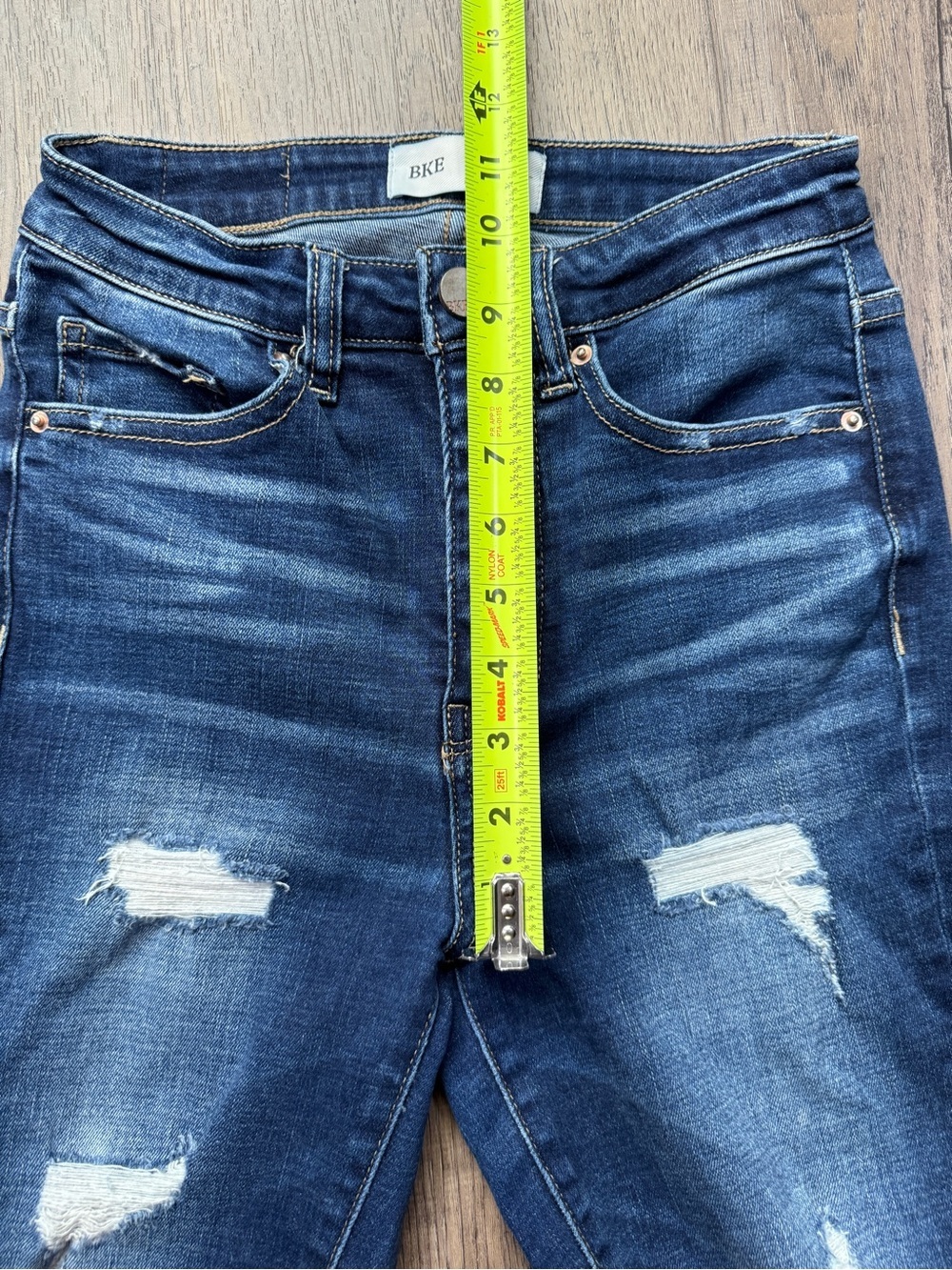 BKE Billie Slim Fit High Rise Ankle Skinny Jeans Sz 25 - Picture 5 of 13